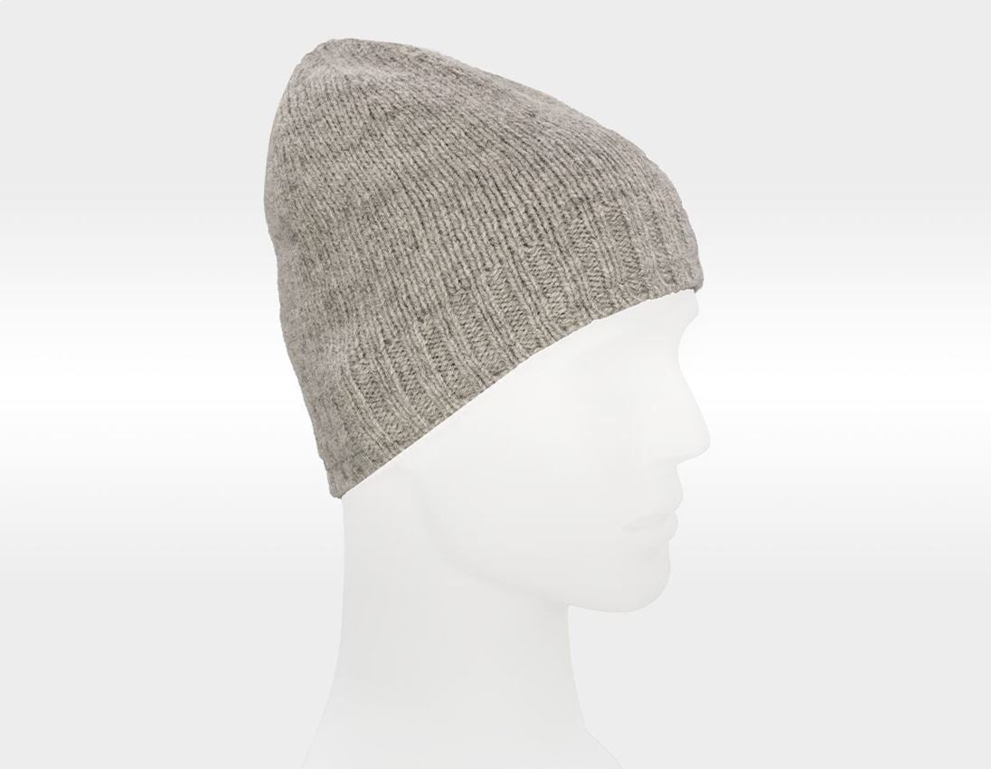 Accessoires: e.s. Grobstrickmütze + natur 1