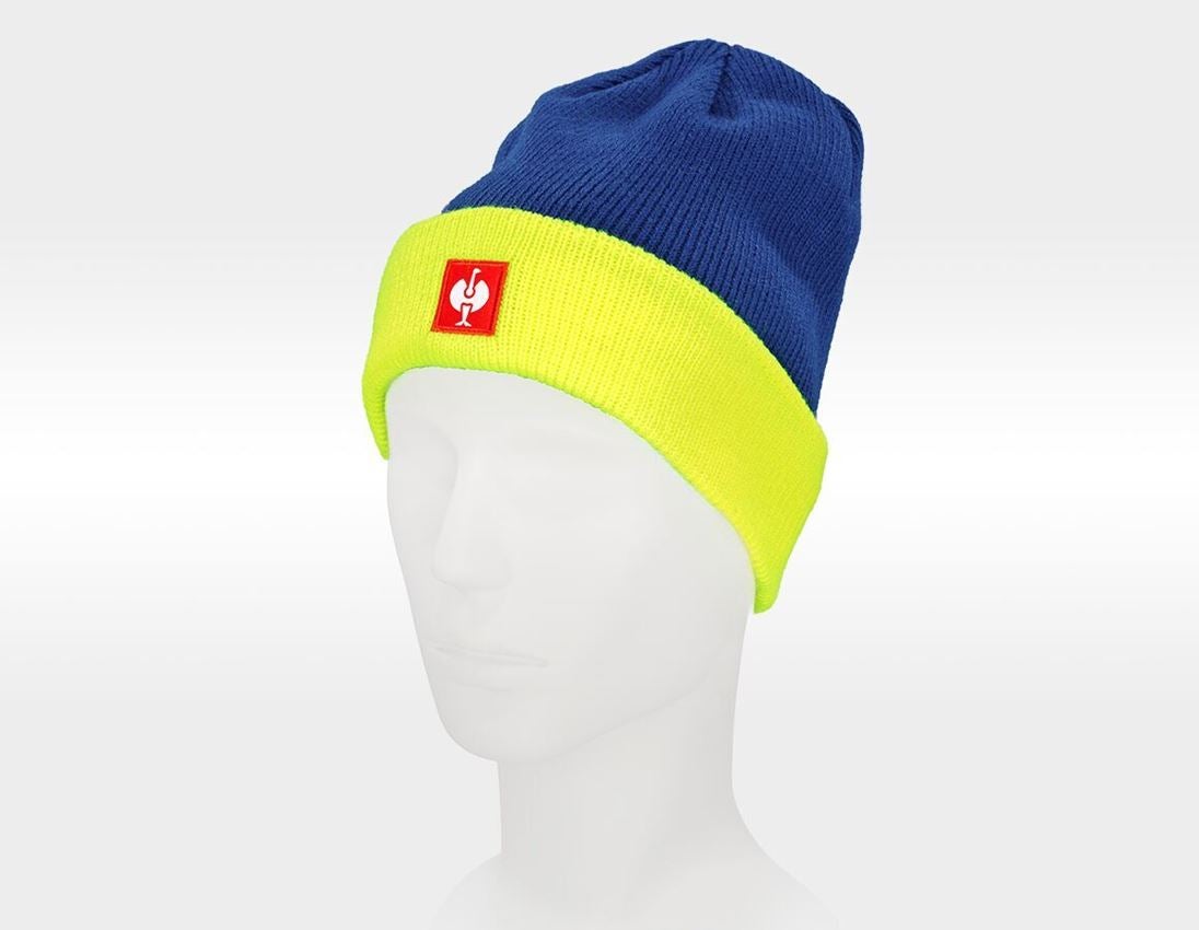 Accessoires: Strickmütze e.s.motion 24/7 + kornblau/warngelb 3