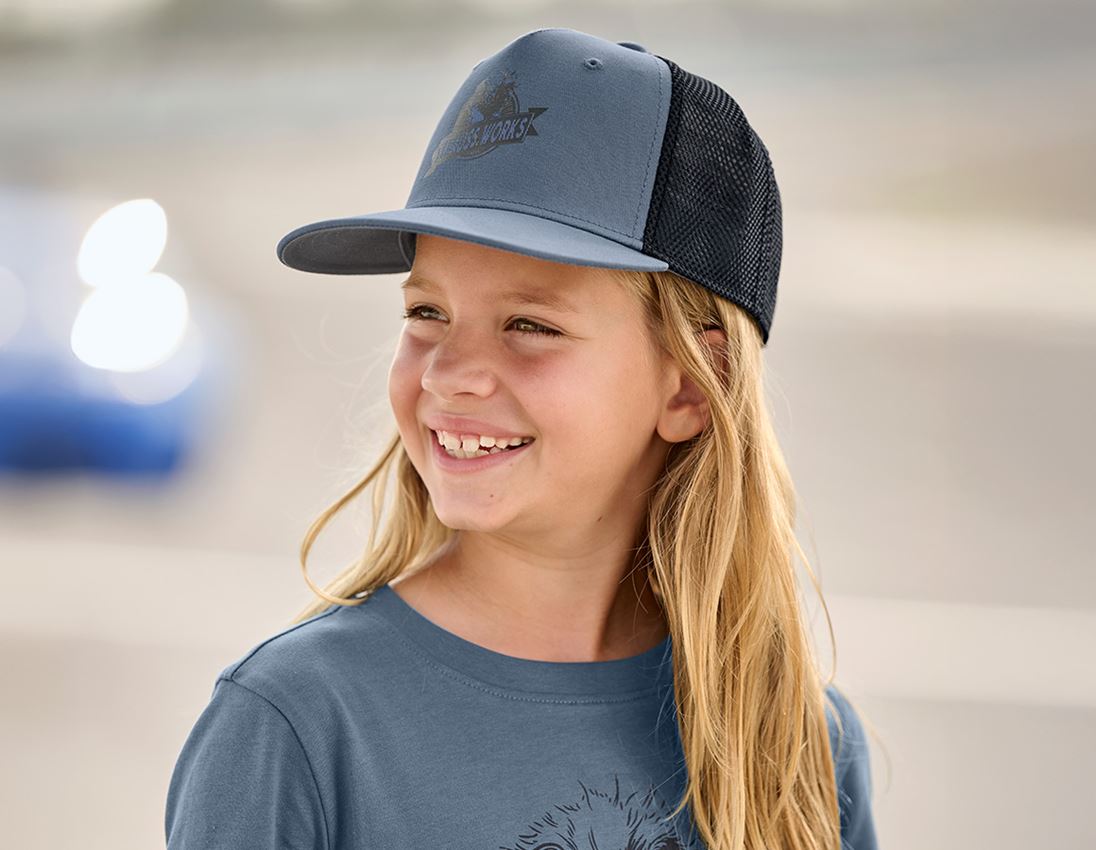 Accessoires: Cap e.s.iconic works, Kinder + oxidblau 1