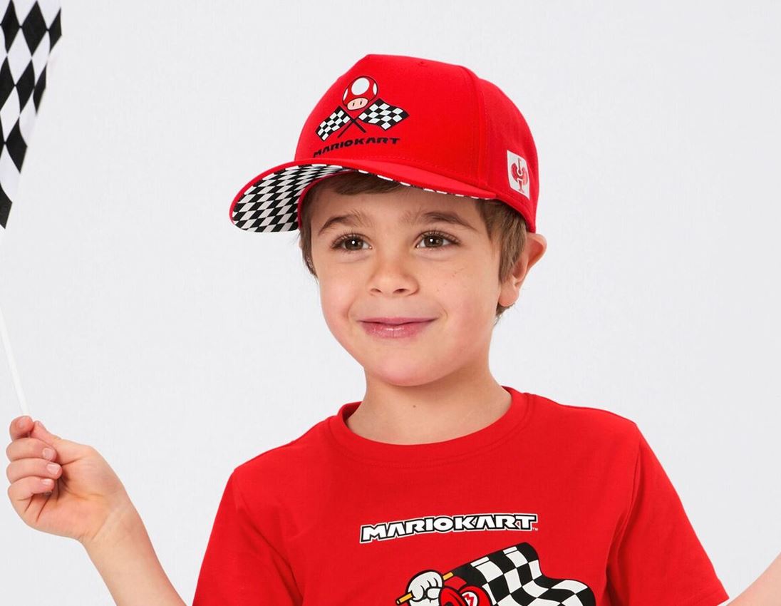 Kollaborationen: Mario Kart Cap, Kinder + straussrot
