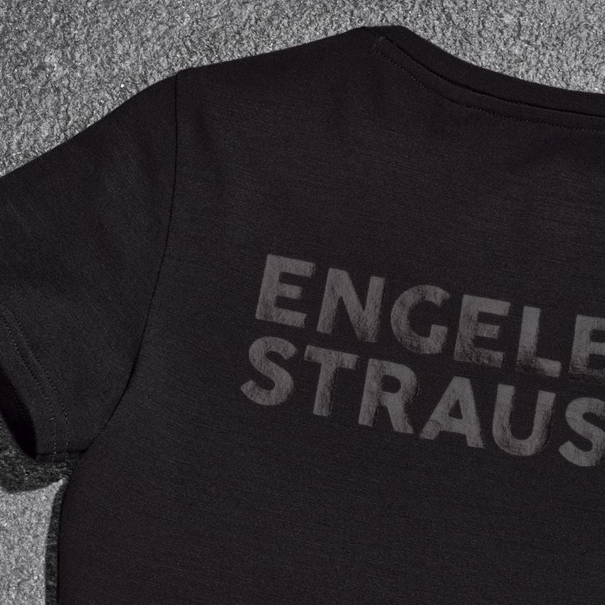 Themen: T-Shirt Merino e.s.trail, Damen + schwarz 2