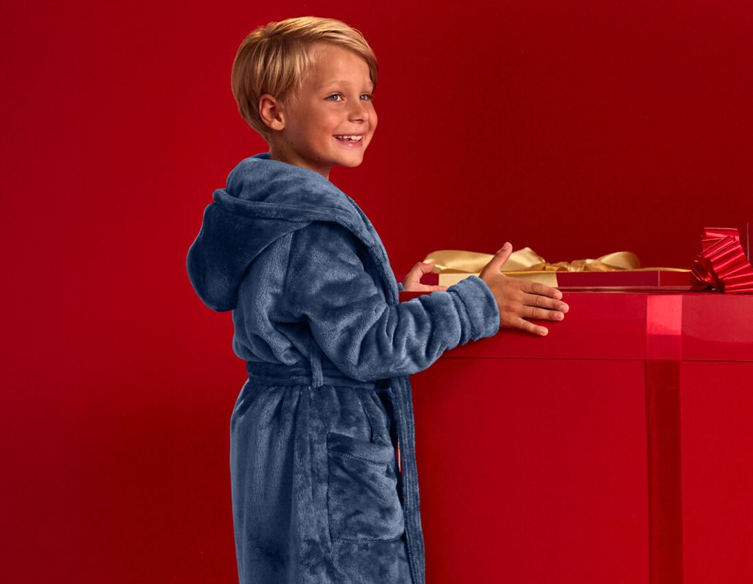 Accessoires: e.s. Bademantel, Kinder + nordicblau 2
