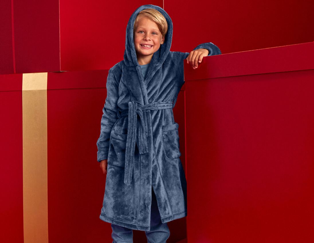 Accessoires: e.s. Bademantel, Kinder + nordicblau 1