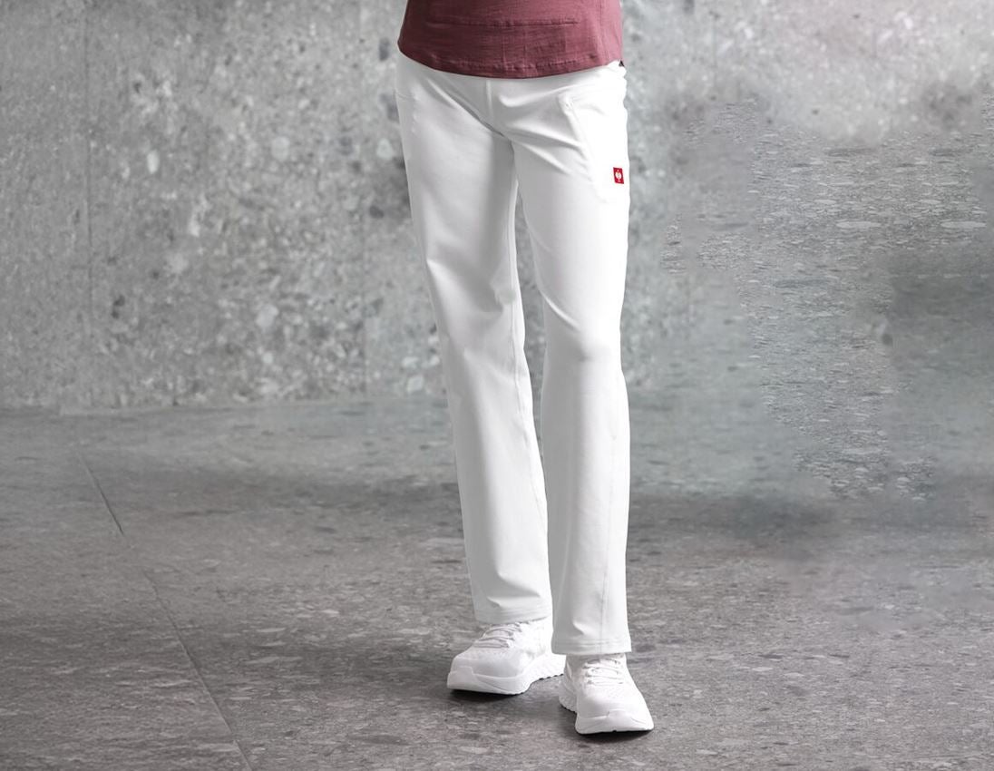 Hosen: e.s. Berufs Jazzpant + weiß