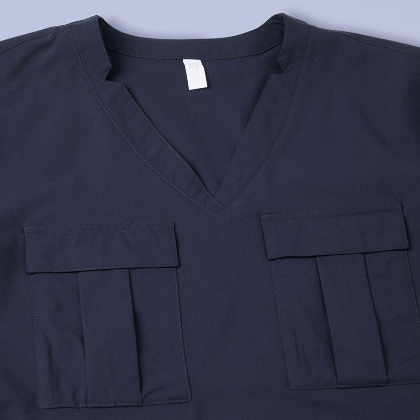 Shirts & Co.: Double-Pocket Shirt e.s.avida, Damen + dunkelblau 2