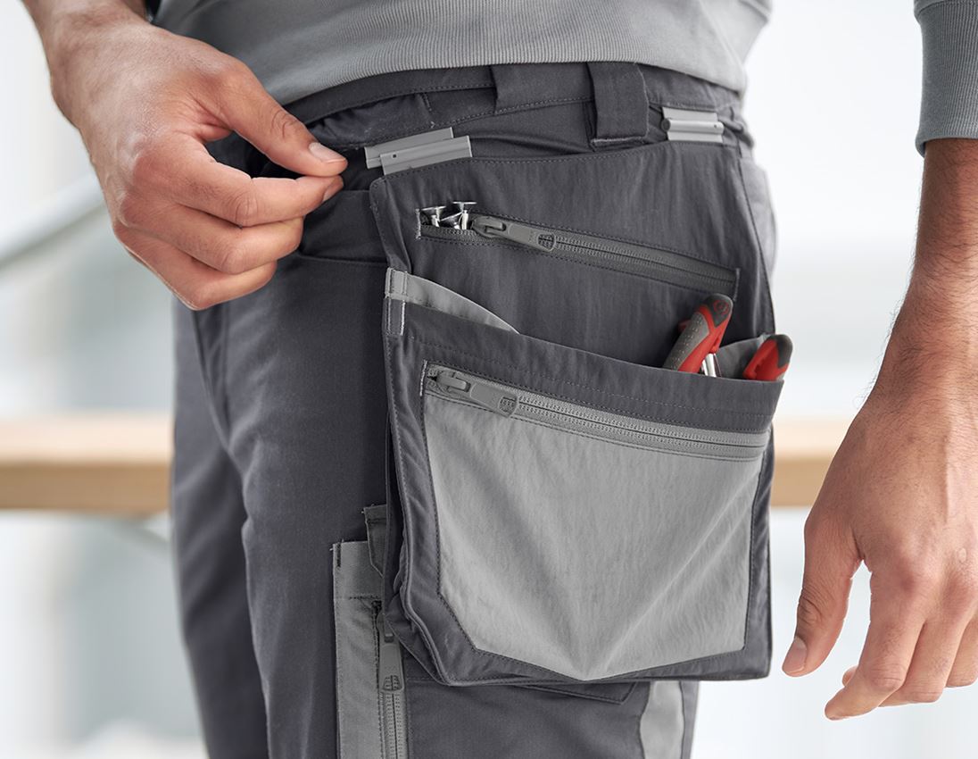 Temi: Tasche porta attrezzi e.s.concrete light + antracite /grigio perla