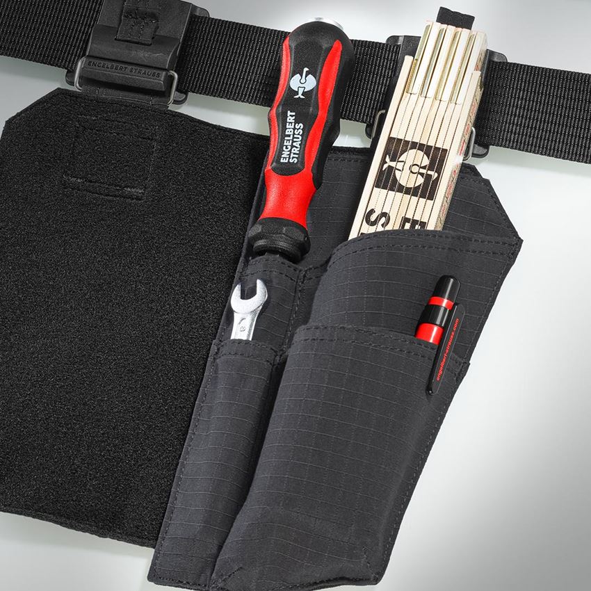 e.s.tool concept: Zollstock-/Messertasche e.s.tool concept, links + schwarz 2