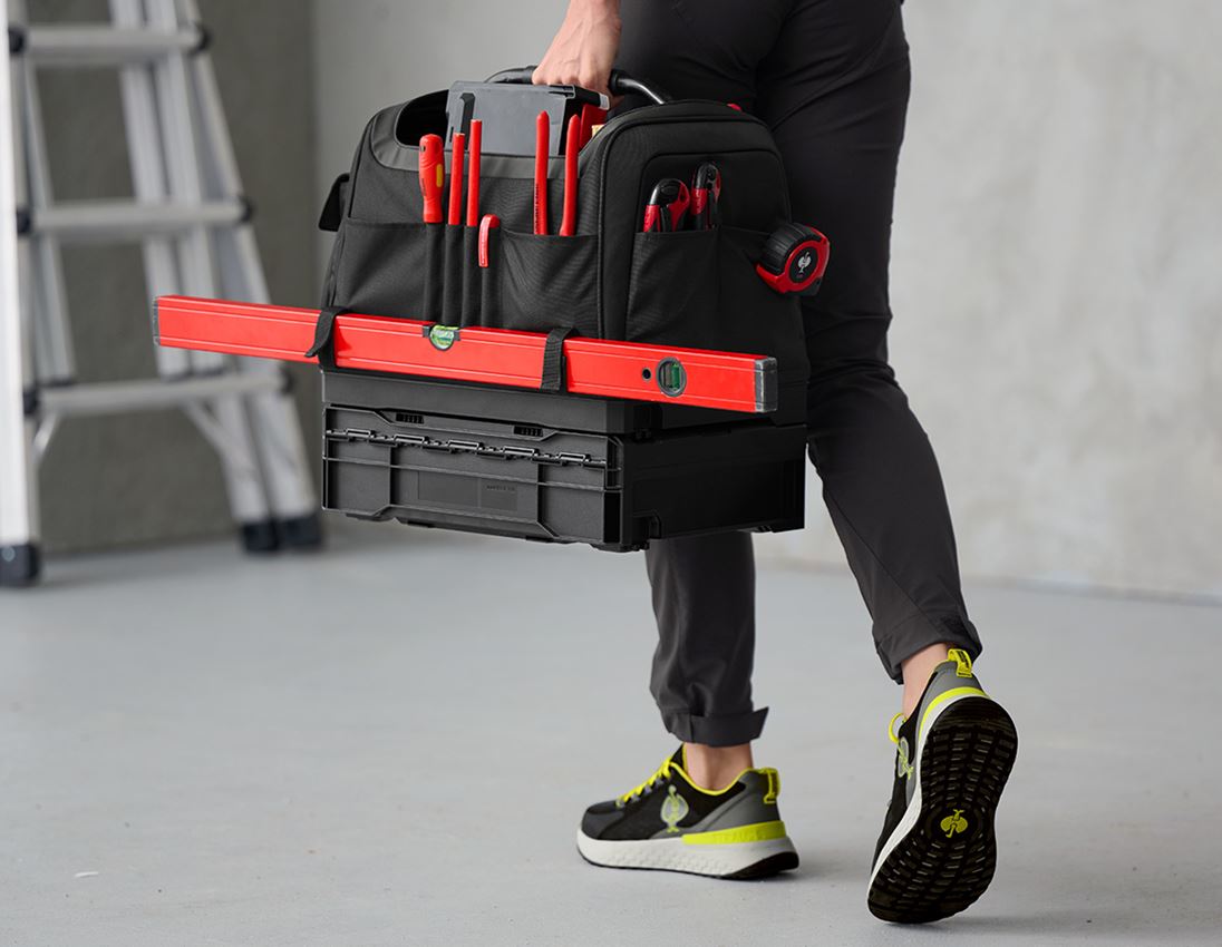 Accessoires: STRAUSSbox Werkzeugtasche offen + schwarz 2