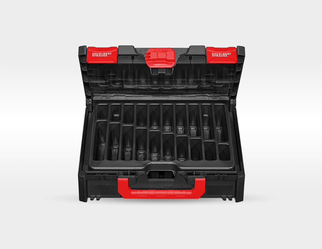 Sistema STRAUSSbox: STRAUSSbox 118 midi con tool insert, 20 scomparti