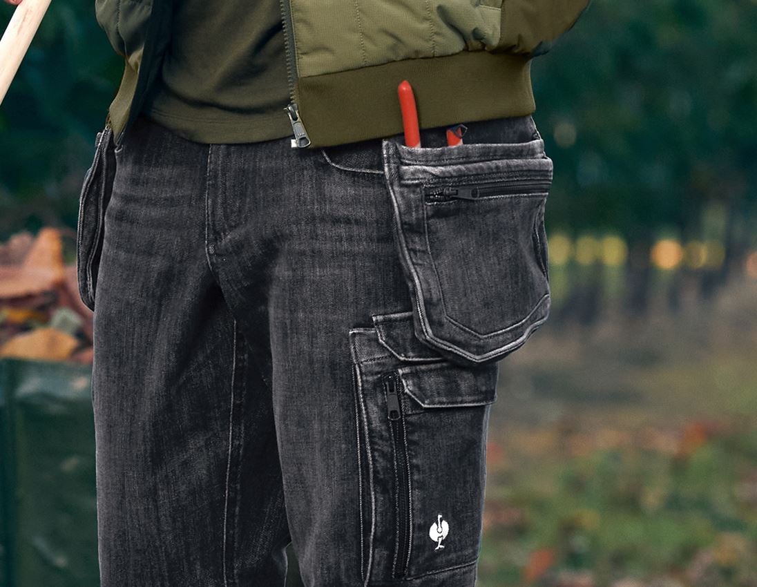 Werkzeugtaschen: Jeans-Werkzeugtaschen e.s.concrete + blackwashed