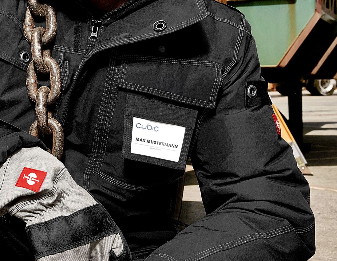 Accessoires: Namensschild e.s.roughtough + schwarz