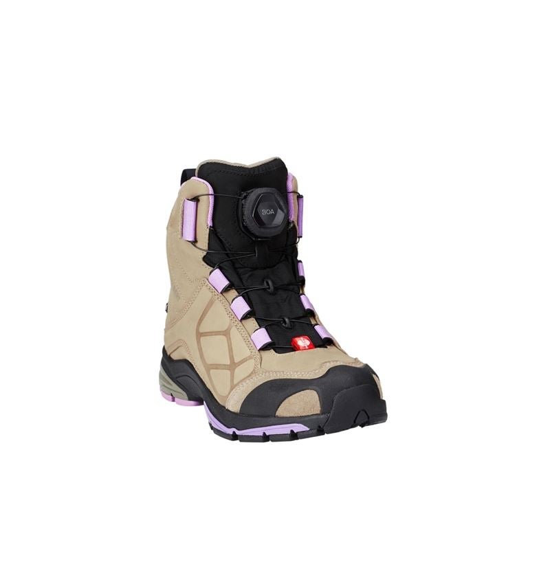 O2: e.s. O2 Berufsschuhe Tethys mid + stein/lavendel 3