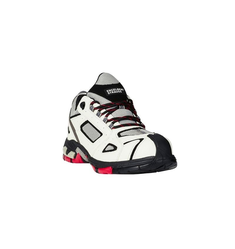 Schuhe: S1 Sicherheitshalbschuhe Ben + weiß 2