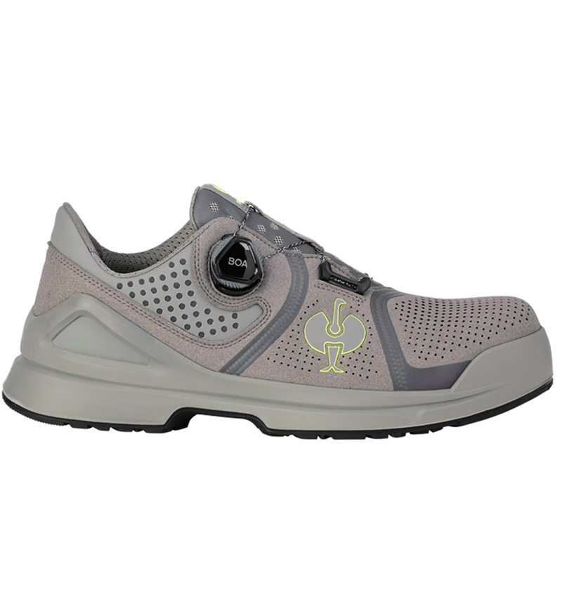 S1: S1 Sicherheitshalbschuhe e.s. Mareb + perlgrau/warngelb 3