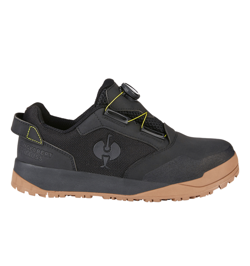 S1: S1 Sicherheitshalbschuhe e.s. Nakuru low + schwarz/acidgelb 3