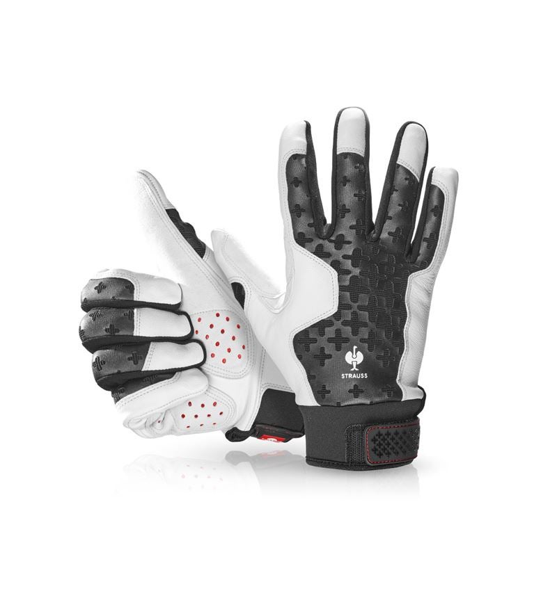 Leder: e.s. Leder-Montagehandschuhe ergoplus