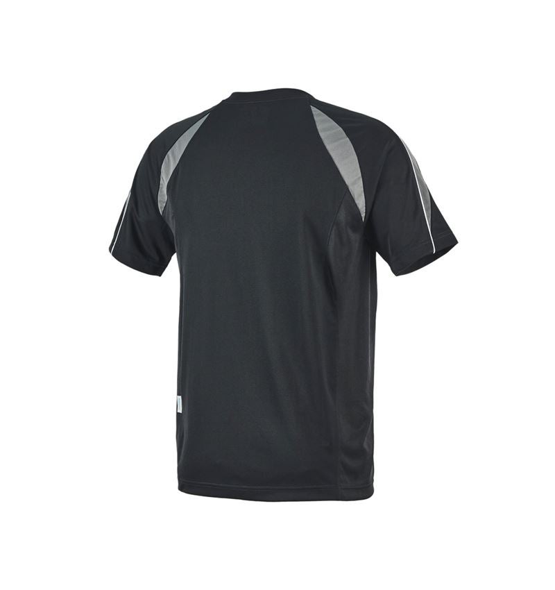 Shirts & Co.: e.s. Funktions-T-Shirt poly Silverfresh + graphit/zement 1