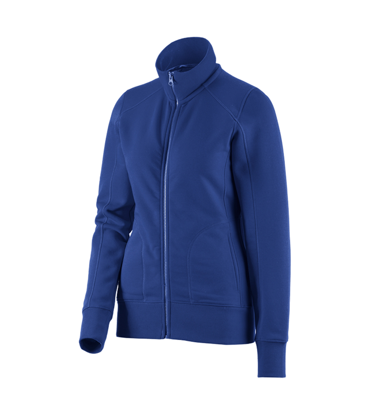 Shirts & Co.: e.s. Sweatjacke poly cotton, Damen + kornblau 1