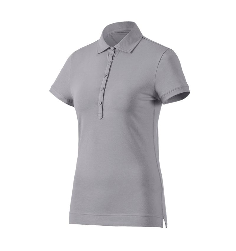 Themen: e.s. Polo-Shirt cotton stretch, Damen + platin 2