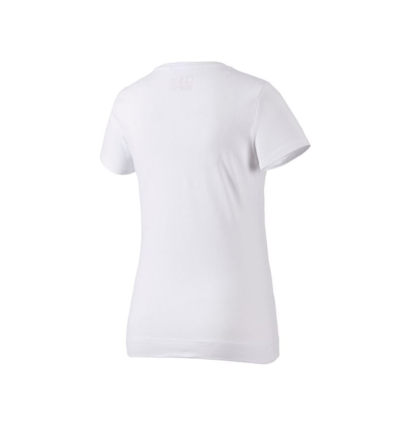 myDesign XMAS: e.s. T-Shirt cotton stretch, Damen + weiß 5