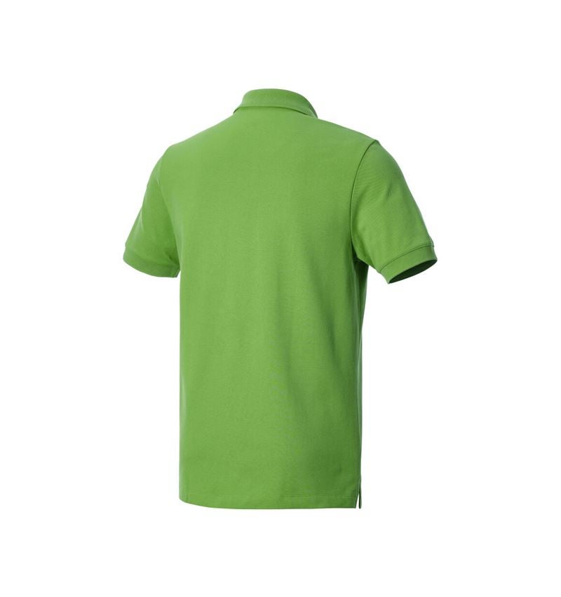 Shirts & Co.: e.s. Piqué-Polo cotton stretch + seegrün 3