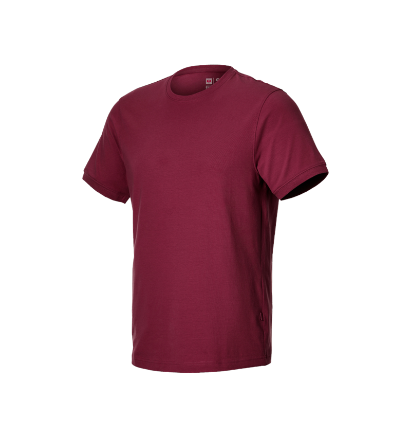 Themen: e.s. T-Shirt cotton stretch + bordeaux 2