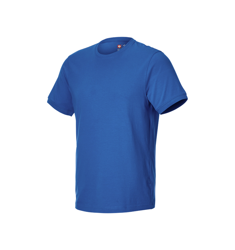 Shirts & Co.: e.s. T-Shirt cotton stretch + enzianblau 3