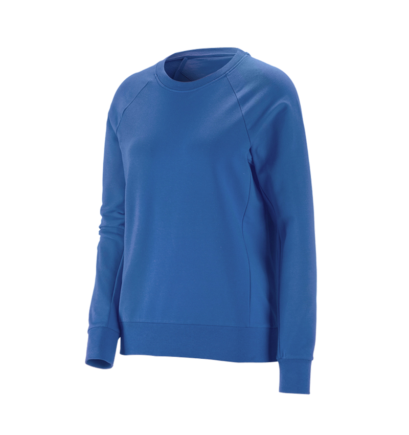 Geschenkideen: e.s. Sweatshirt cotton stretch, Damen + enzianblau 3