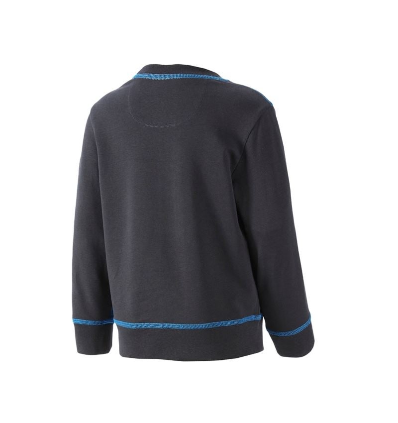 Shirts & Co.: Sweatshirt e.s.motion 2020, Kinder + graphit/enzianblau 5