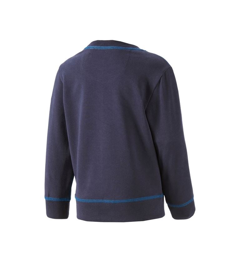 Shirts & Co.: Sweatshirt e.s.motion 2020, Kinder + dunkelblau/atoll 2