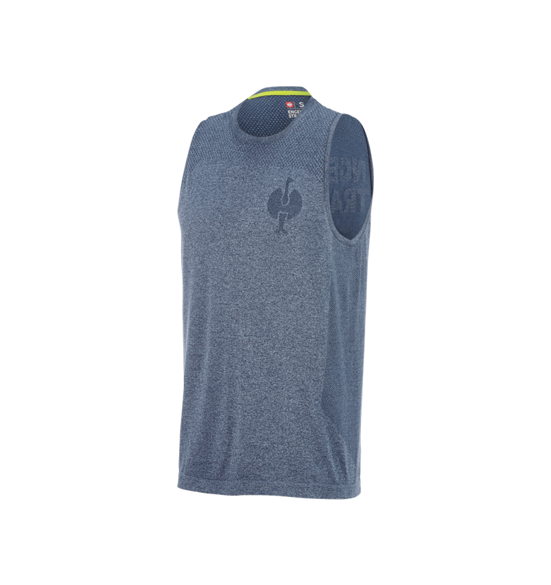 Shirts & Co.: Athletik-Shirt seamless e.s.trail + tiefblau melange 4