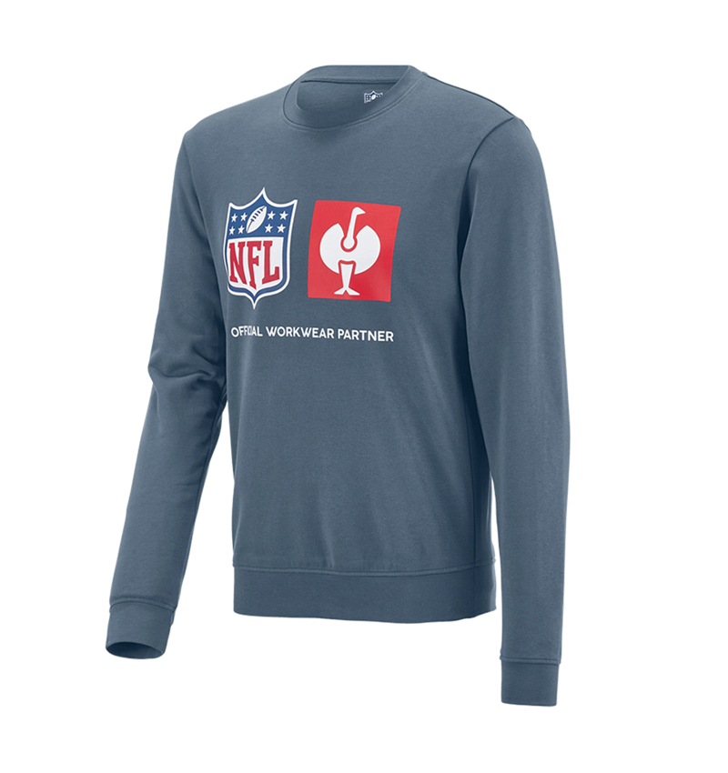 Shirts & Co.: NFL Sweatshirt cotton + oxidblau 5