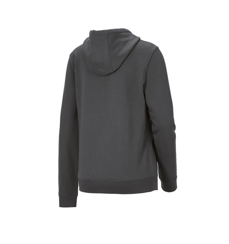 Shirts & Co.: Hoody-Sweatshirt e.s.iconic works, Damen + carbongrau 5