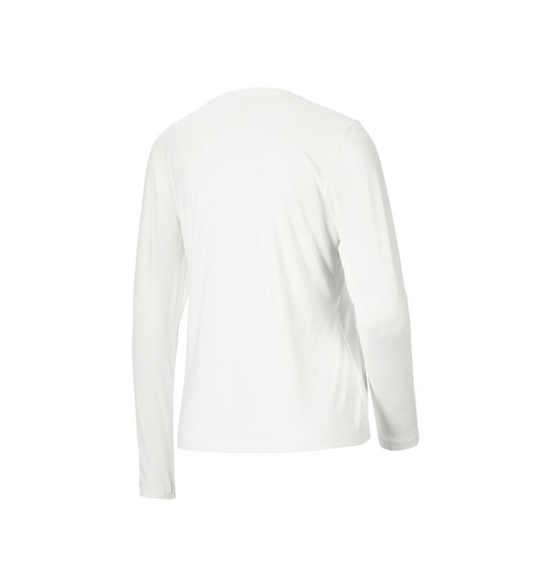 Shirts & Co.: Modal-Longsleeve e.s.avida, Damen + weiß 4