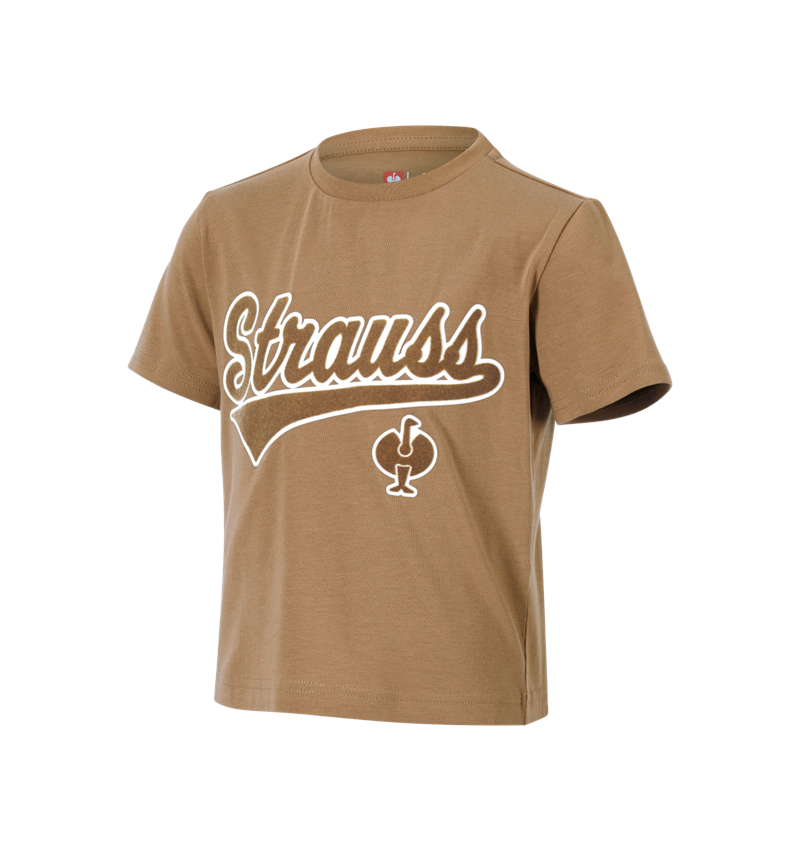 Shirts & Co.: T-Shirt e.s.e:pic, Kinder + mandelbraun 3