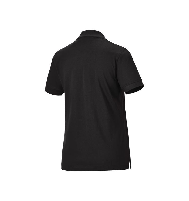 Bekleidung: Pique-Polo e.s.industry, Damen + schwarz 2