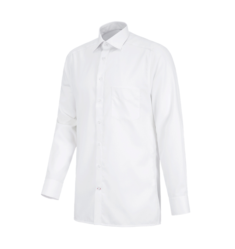 Shirts & Co.: Business Hemd e.s.comfort, langarm + weiß 2