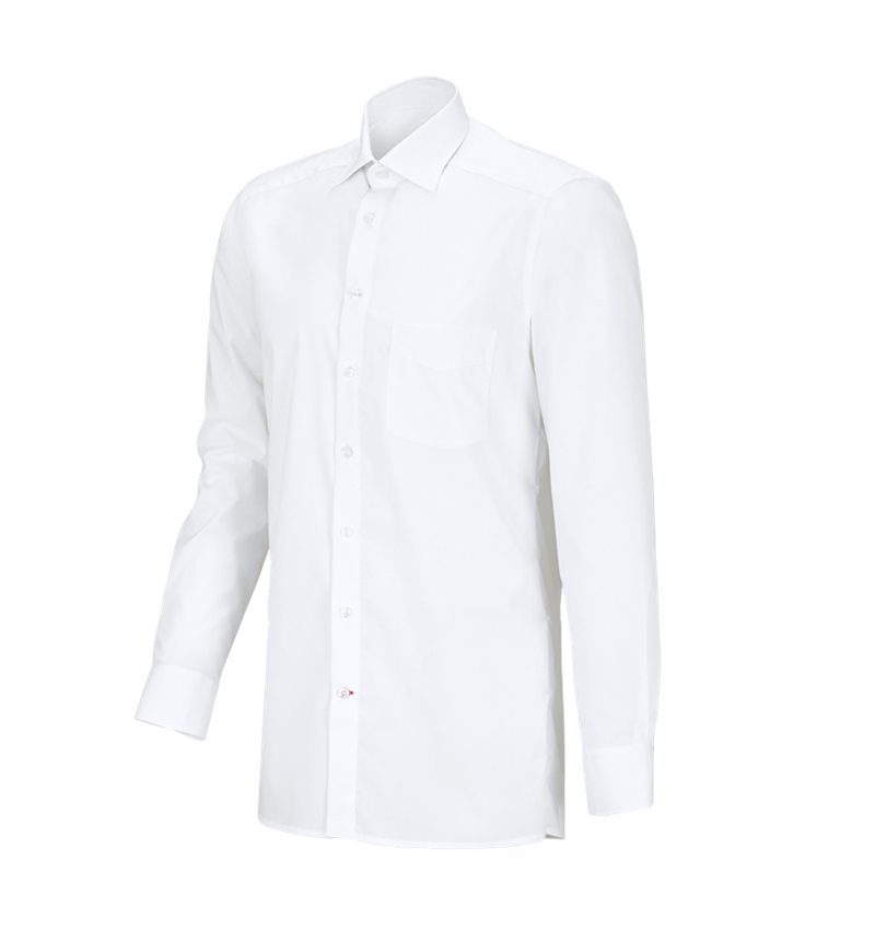 Shirts & Co.: e.s. Servicehemd langarm + weiß 2