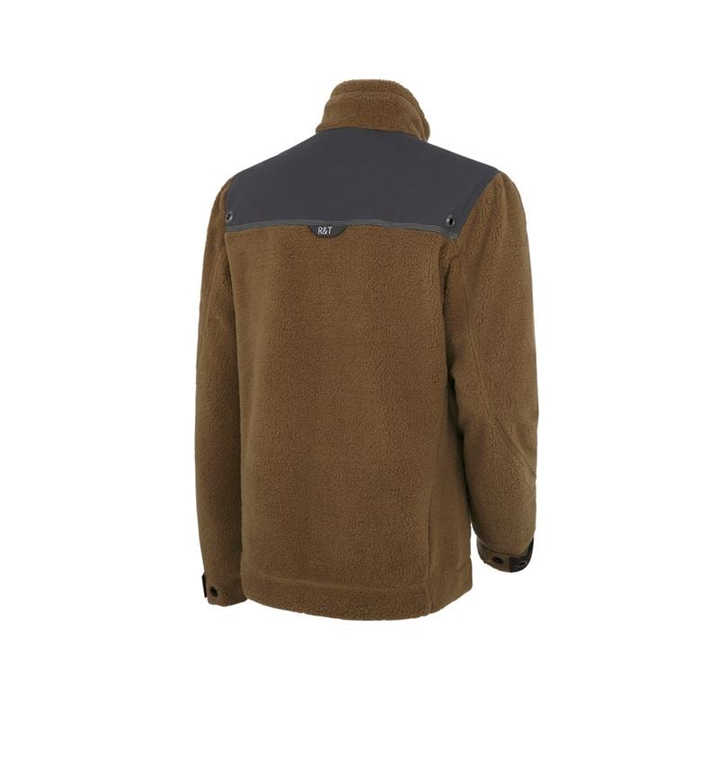 Shirts & Co.: Faserpelz Troyer e.s.roughtough + walnuss 3