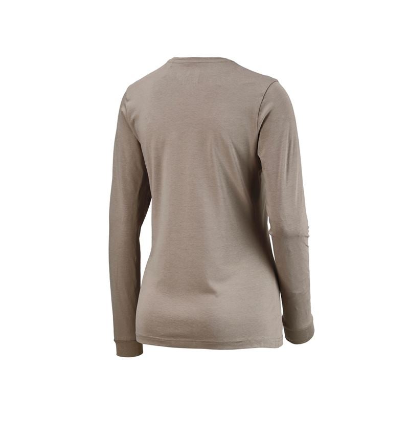 Shirts & Co.: e.s. Pyjama Longsleeve, Damen + delphingrau 3