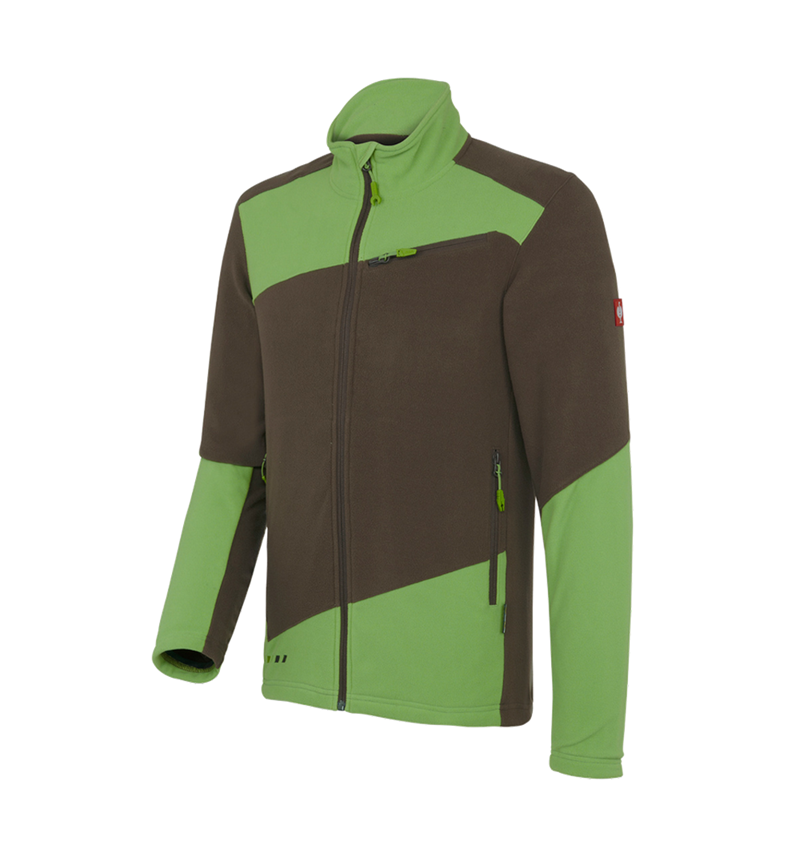 Jacken: Fleece Jacke e.s.motion 2020 + kastanie/seegrün 2