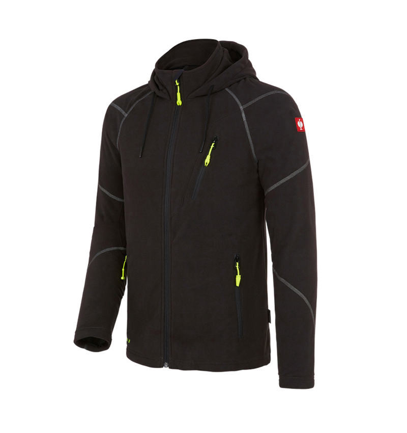 Themen: Kapuzen Fleece Jacke e.s.motion 2020 + schwarz 2