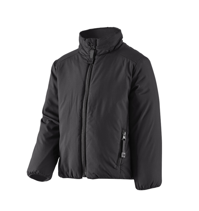 Jacken: e.s. Padded-Jacke CI, Kinder + schwarz