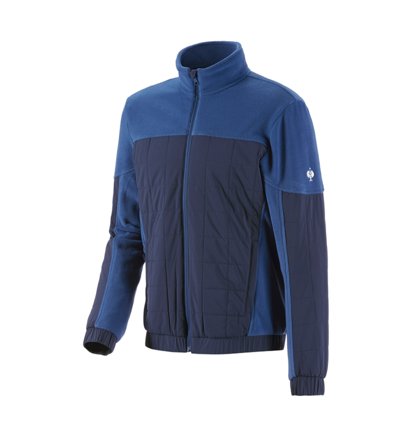 Jacken: Hybrid Fleecejacke e.s.concrete + alkaliblau/tiefblau 4