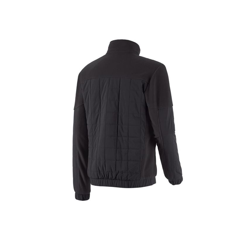 Jacken: Hybrid Fleecejacke e.s.concrete + schwarz 3