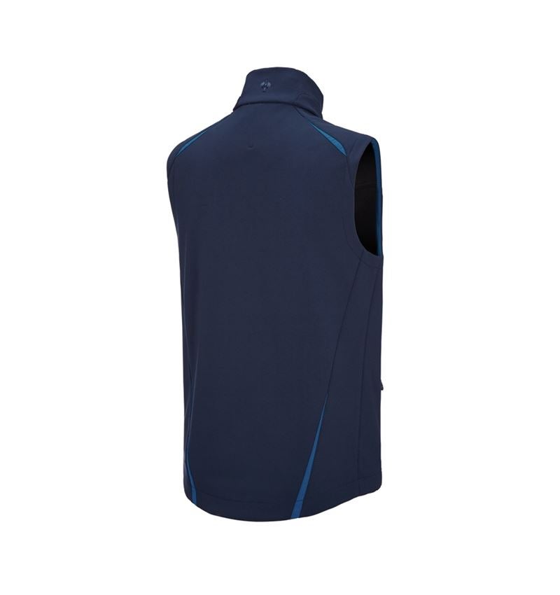 Westen: Softshell Weste e.s.motion 2020 + dunkelblau/atoll 4