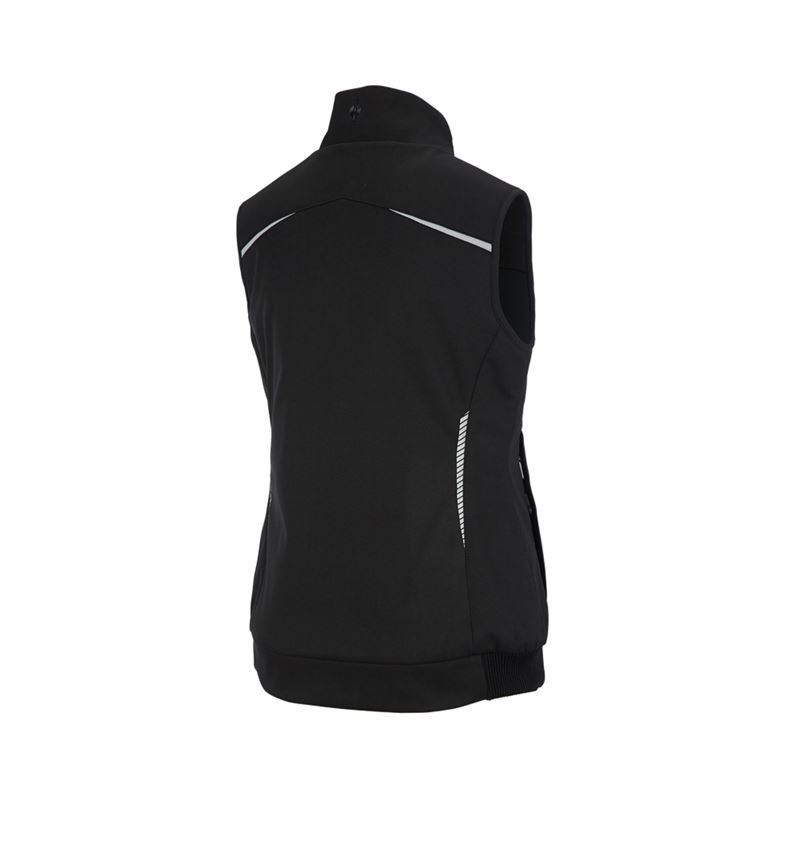 Westen: Winter Softshellweste e.s.motion 2020, Damen + schwarz/platin 8