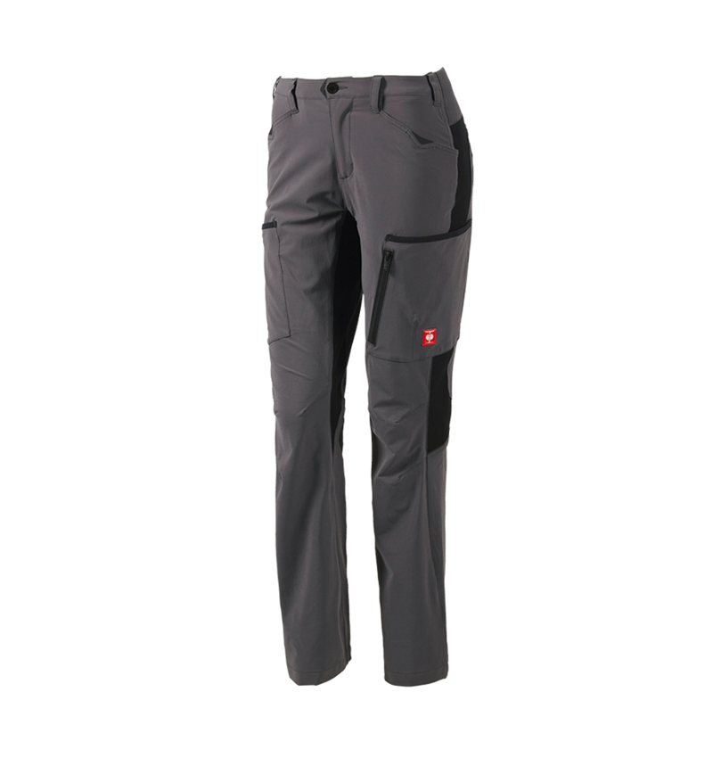 Hosen: Cargohose e.s.vision stretch, Damen + anthrazit 3