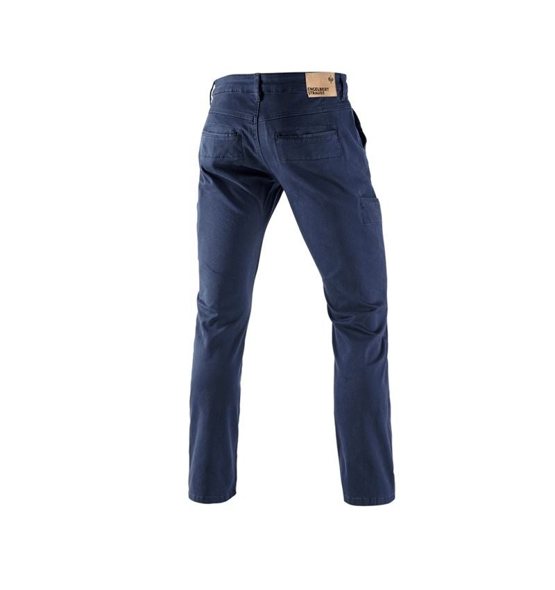 Hosen: e.s. Berufshose Chino, Herren + dunkelblau 1