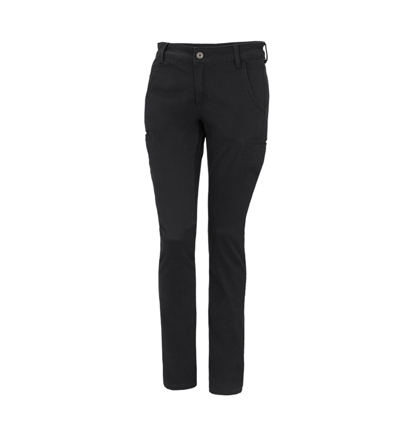 Themen: e.s. Berufshose Chino, Damen + schwarz 3
